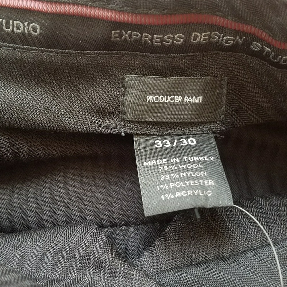 EXPRESS Producer wool pants - Picture 3 of 4